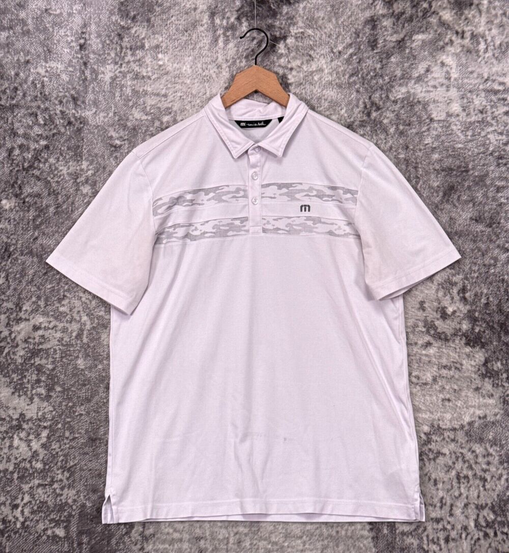 Travis Mathew Polo Shirt XL Mens Short Sleeve Sockeye Golf